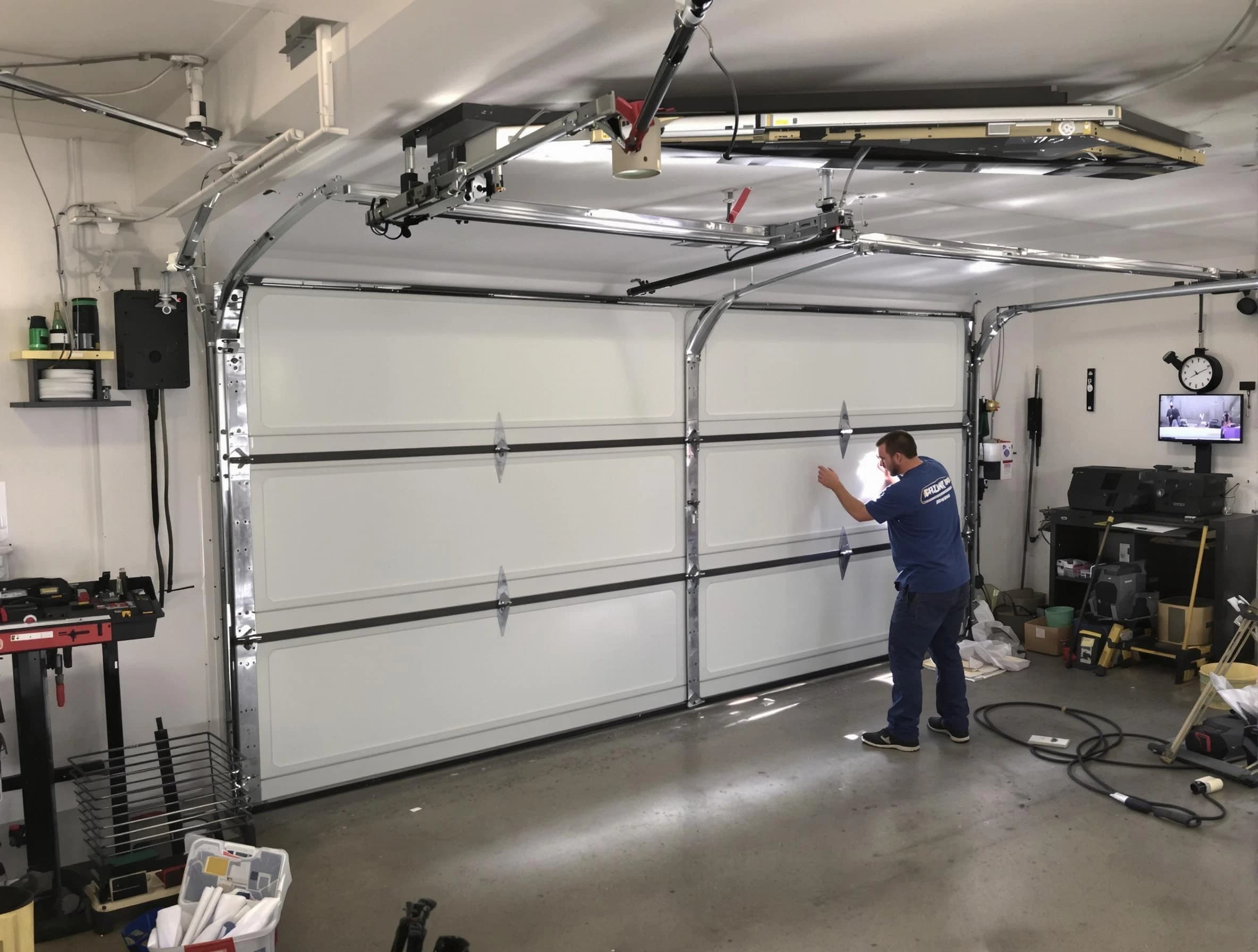 Professional garage door repair service by Parsippany Garage Door Repair in Parsippany