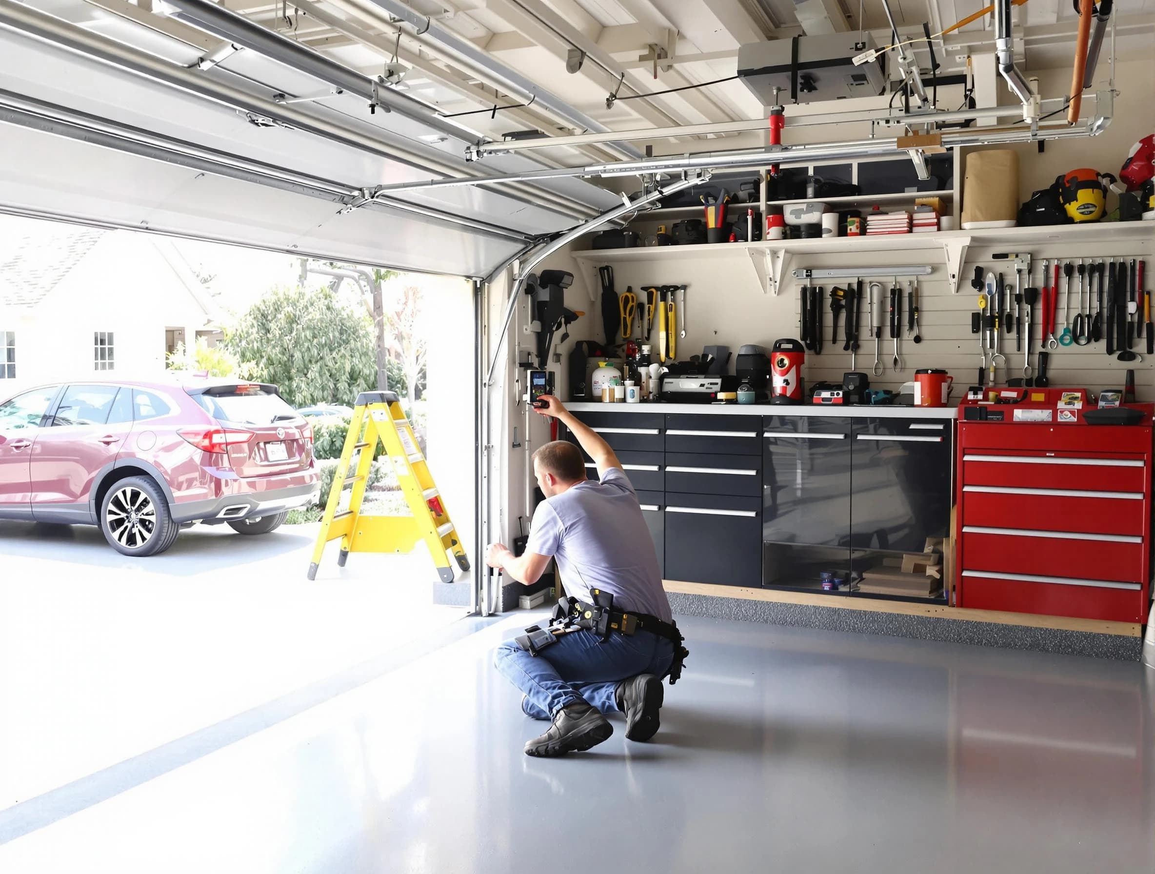 Local garage door repair service by Parsippany Garage Door Repair in Parsippany