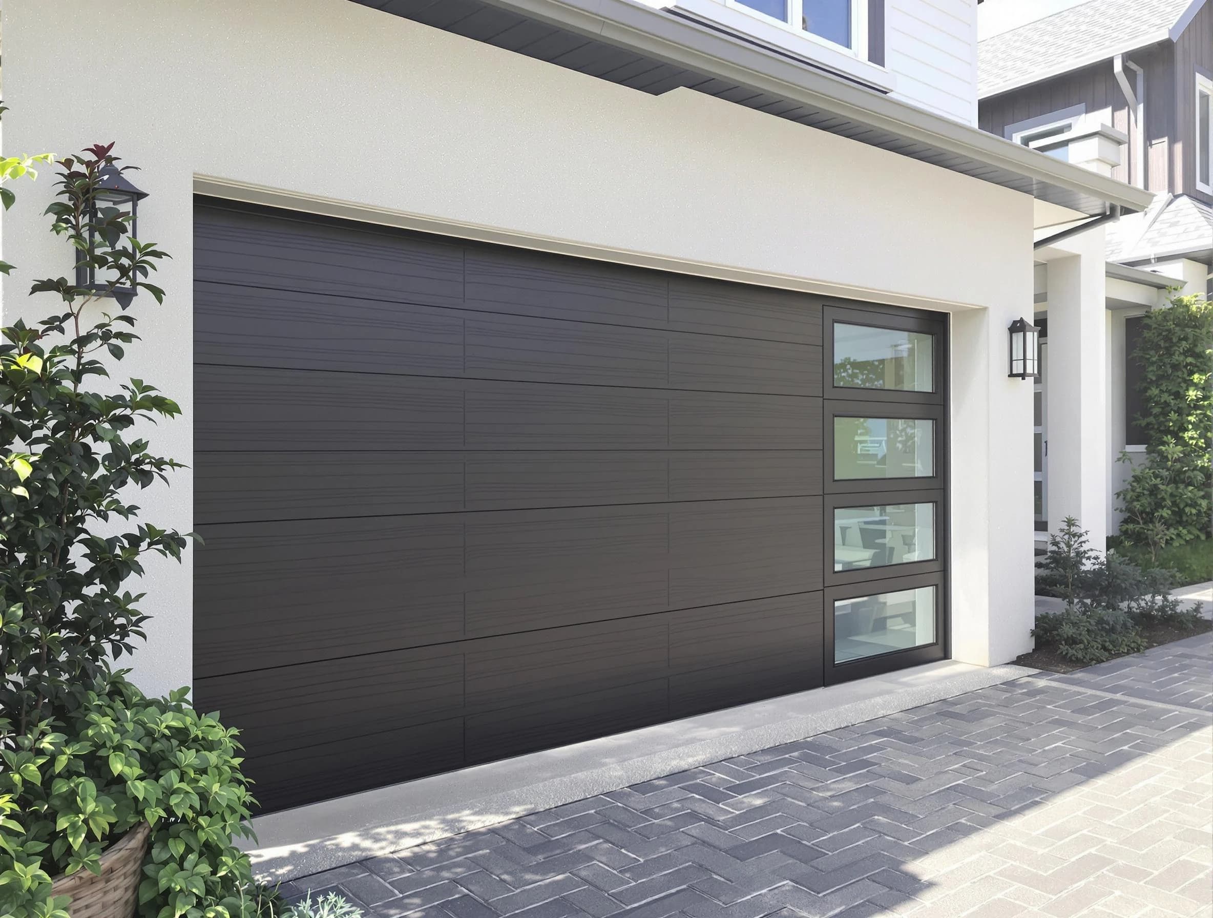 Custom garage door installation by Parsippany Garage Door Repair in Parsippany