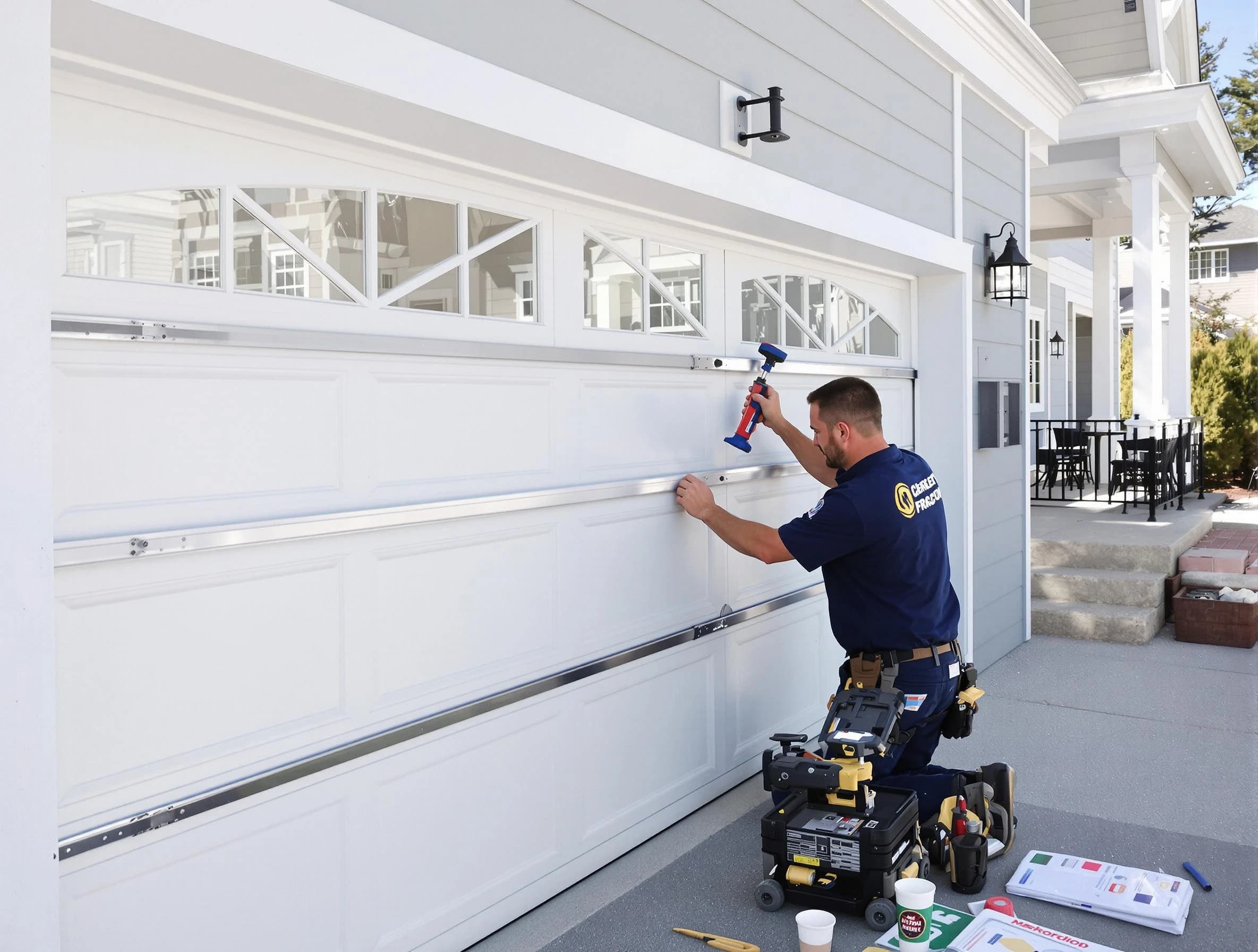 Professional garage door installation by Parsippany Garage Door Repair in Parsippany