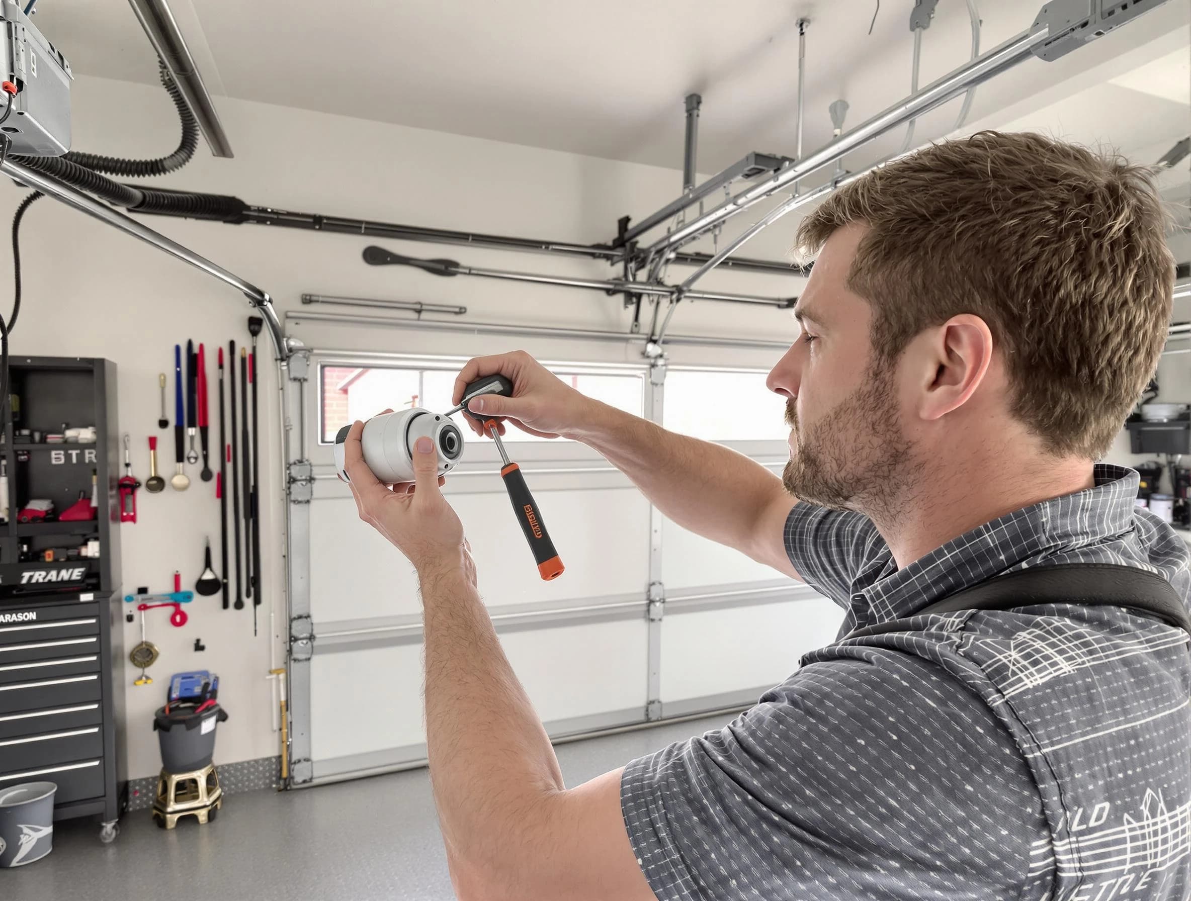 Garage door opener repair service by Parsippany Garage Door Repair in Parsippany