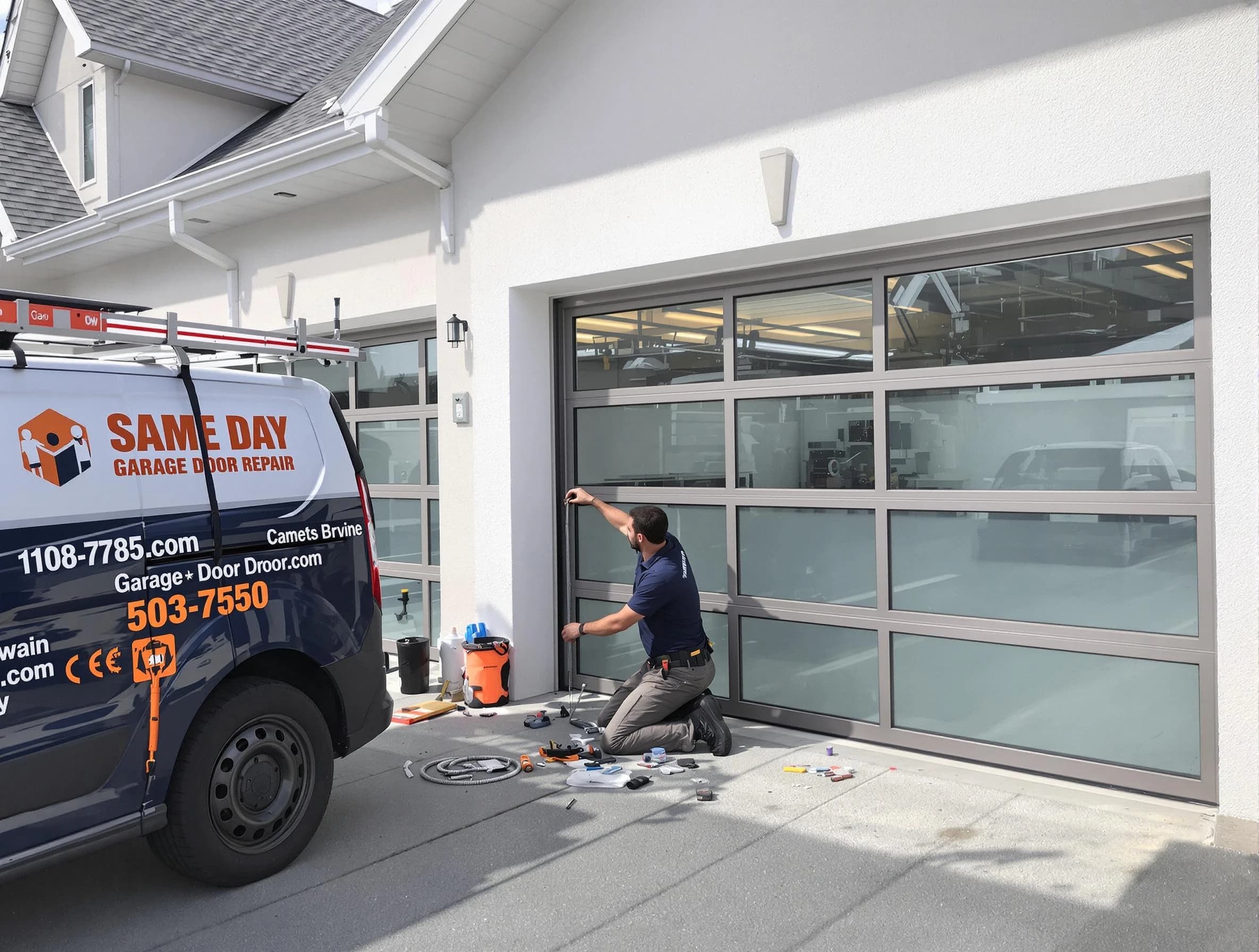 Same-day garage door repair service by Parsippany Garage Door Repair in Parsippany